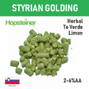 LUPULO STYRIAN GOLDING X 100GR