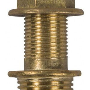 NIPLE ROSCADO DE BRONCE C/TUERCA