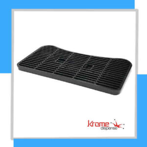 BANDEJA CHOPERA PLASTICA NEGRA 30 X 17 CM