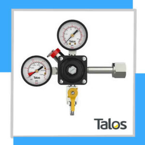 REGULADOR CO2 TALOS 2 MANOMETROS