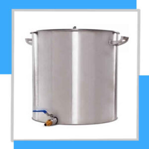 OLLA DE ALUMINIO DE 50 LTS CON CANILLA
