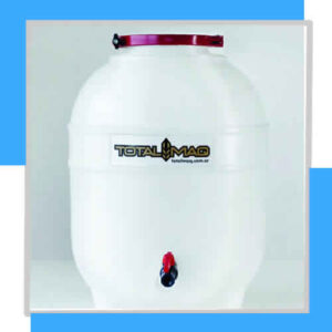 FERMENTADOR 110 LITROS CON CANILLA Y TAPA CLAMP