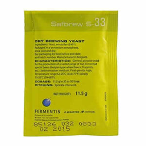 LEVADURA S-33 SAFBREW X 11,5 GRS.